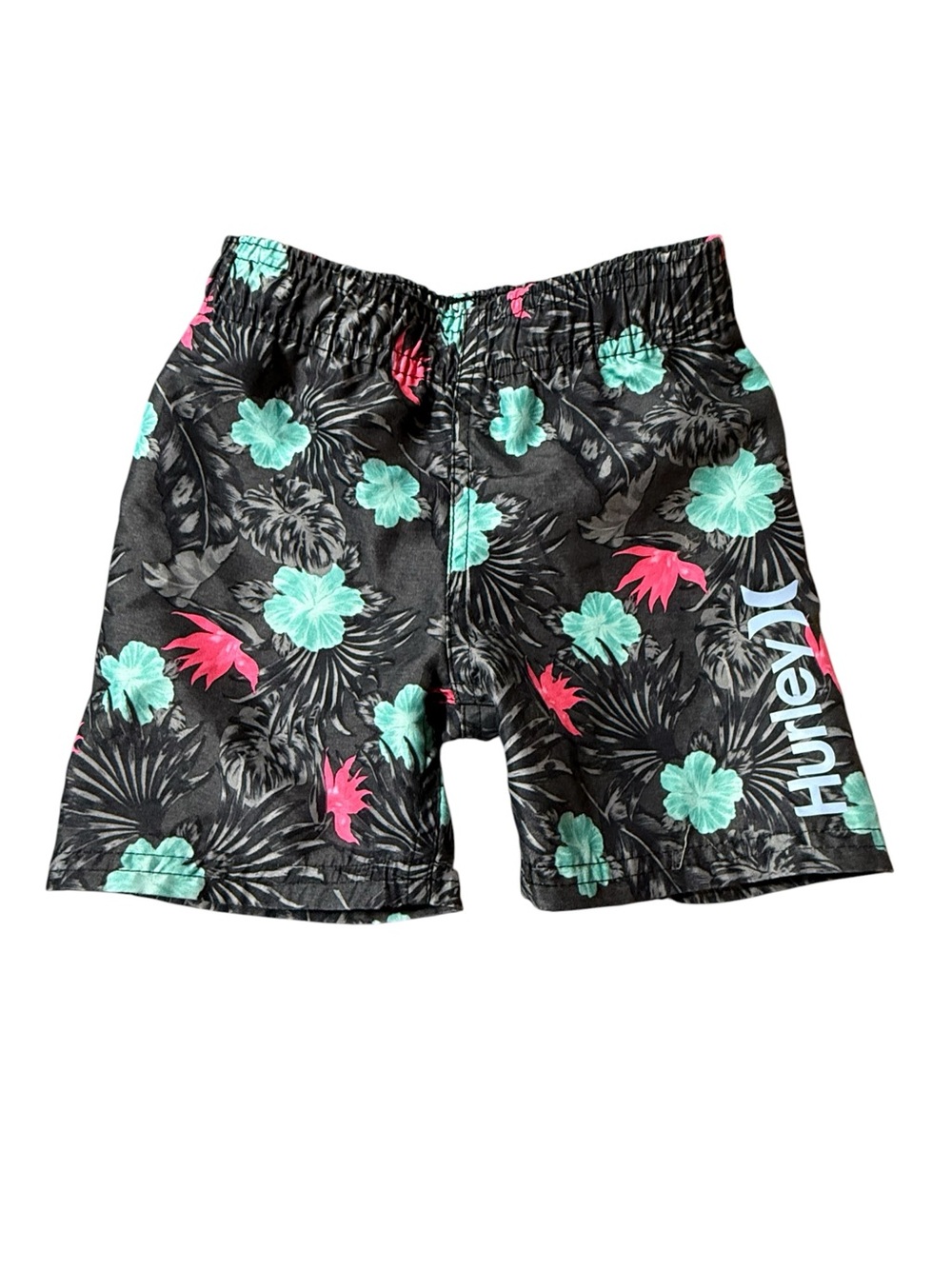 Hurley 24M Boys Swim Trunks Tropical Floral Hawaiian Board Shorts